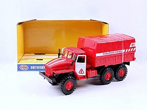 Машина - Пожарная со светом и звуком (Joy Toy, A553-H11049sim)